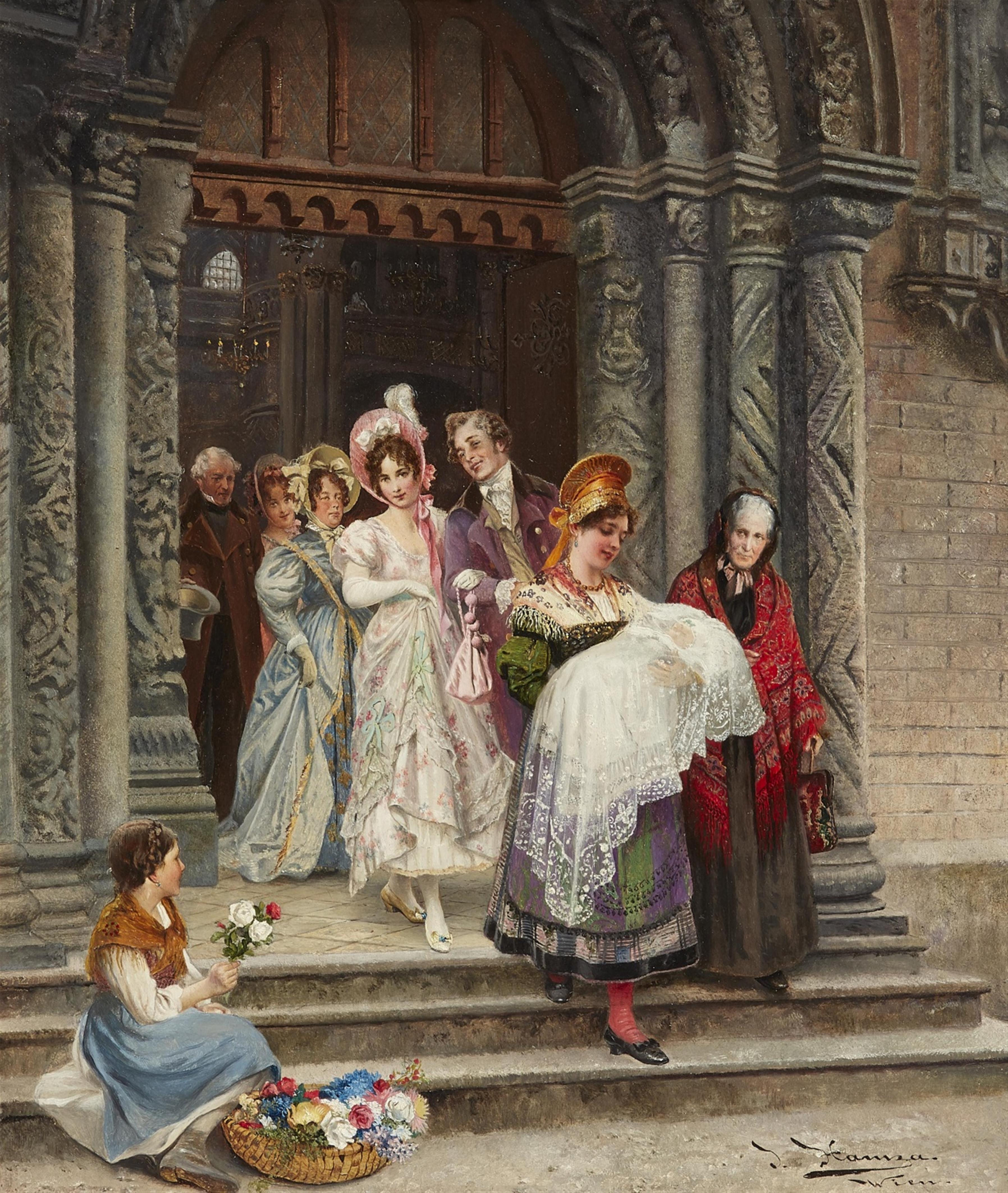 Johann Hamza - Taufgesellschaft