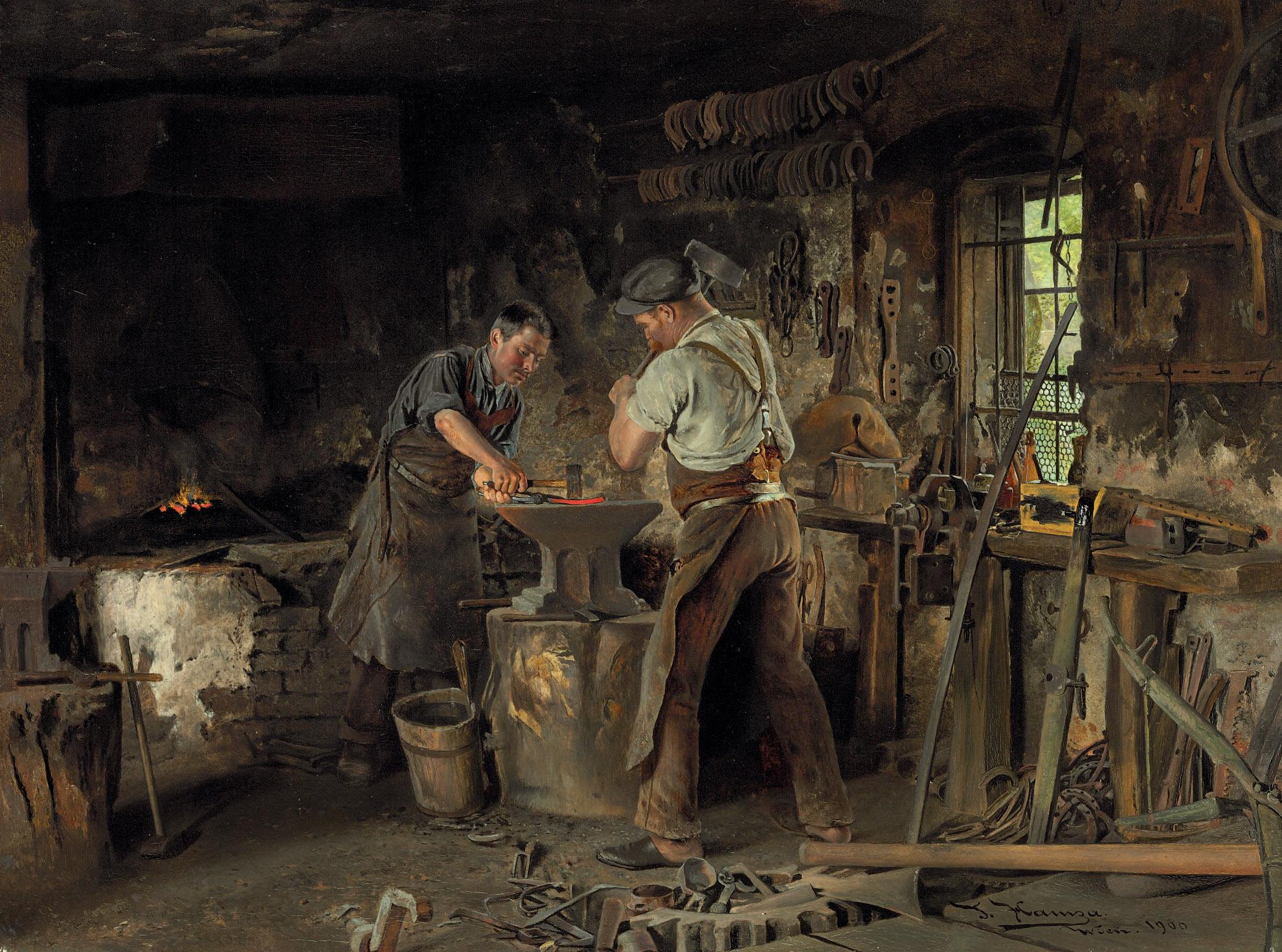 Johann Hamza - The Blacksmith\'s Forge