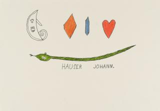 Johann Hauser - Ohne Titel (Schlange)