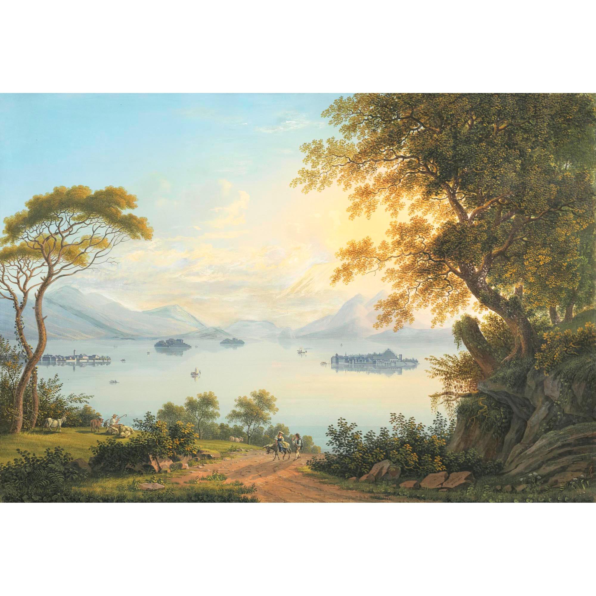 Johann Heinrich Bleuler - Les Iles Borromées Au Lac Majeur, 1836 Borromeo Islands, Lake Maggiore, 1836
