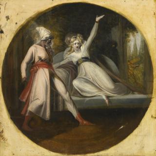 Johann Heinrich Fuseli R.A. - Leonore Discovering The Dagger Left By Alonzo