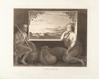 Johann Heinrich Lips - 4 Bll.: Die vier Tageszeiten: Der Morgen – Der Mittag –Der Abend – Die Nacht