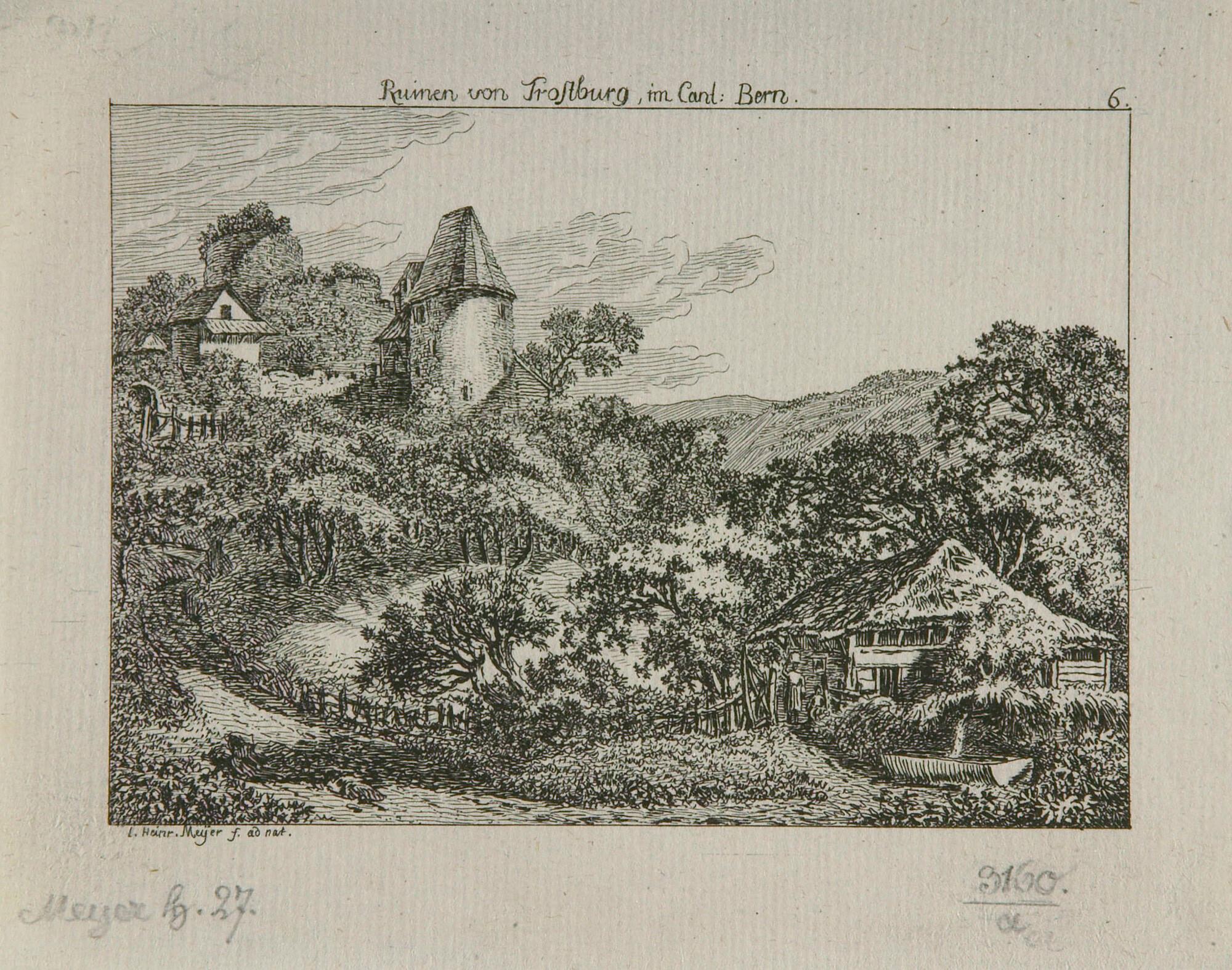 Johann Heinrich Meyer - 10 Bll.: Schweizer Ansichten.