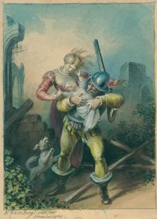 Johann Heinrich Ramberg - Der Raub des Kindes.
