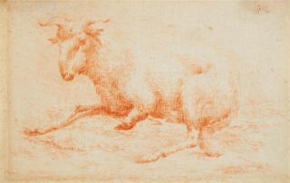 Johann Heinrich Roos - Ruhender Schafsbock