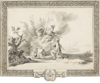 Johann Heinrich Tischbein d. Ä. - Minerva erscheint dem Prinzen Telemach.