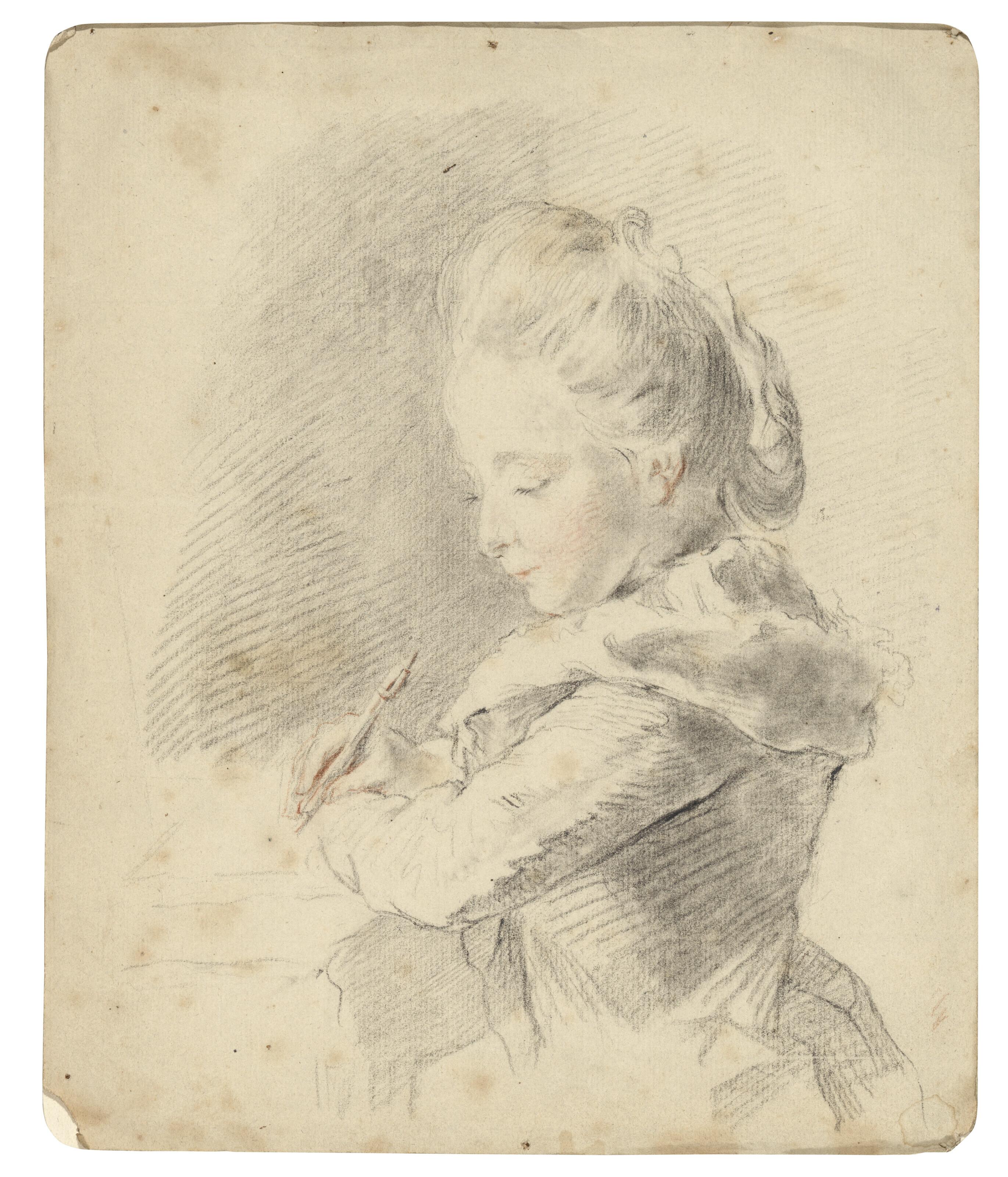 Johann Heinrich Tischbein The Elder - An album containing nine portraits of women