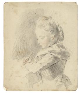 Johann Heinrich Tischbein The Elder - An album containing nine portraits of women