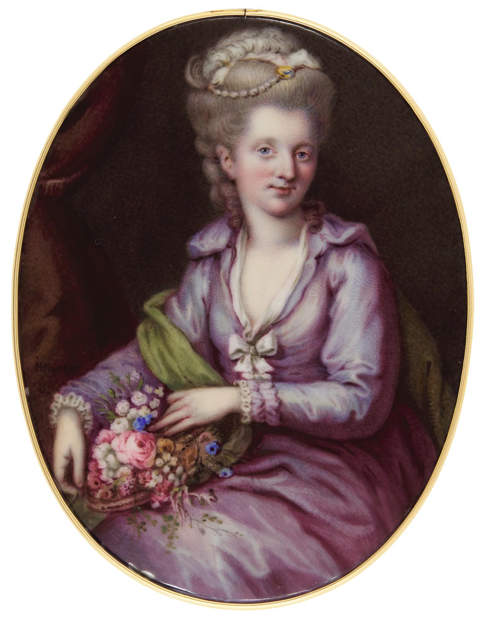 Johann Heinrich Von Hurter - Portrait Of A Lady