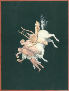 Johann Heinrich Wilhelm Tischbein - Weiblicher Kentaur mit Bacchant.