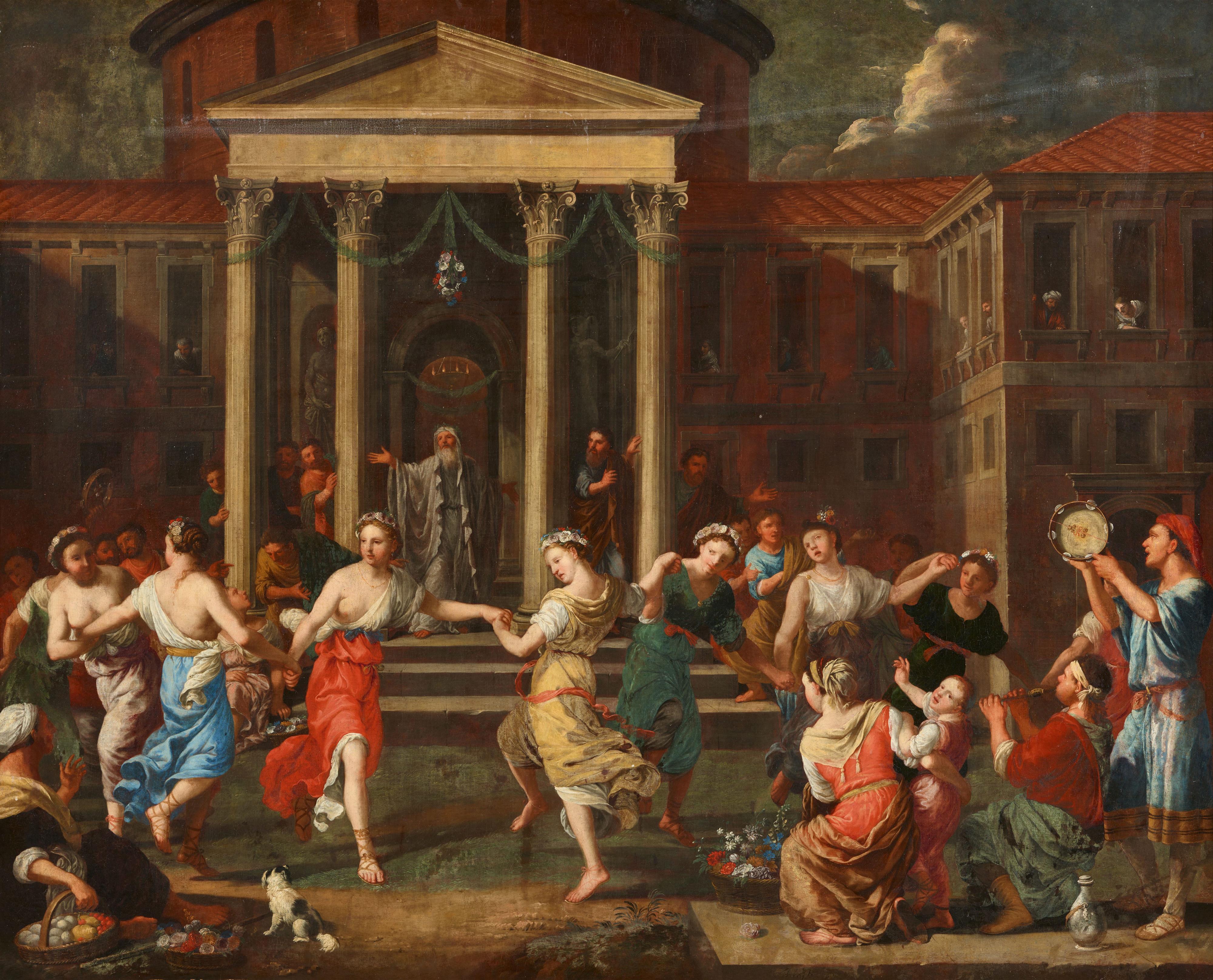 Johann Heiss - Tanz bekrönter Mädchen