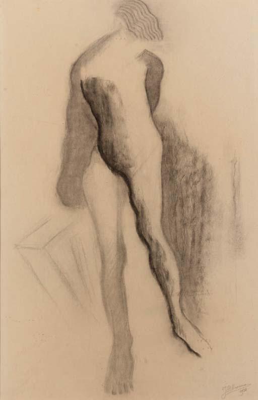 Johann Hendrikus Moesman - A standing nude