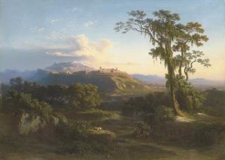 Johann Jacob Frey - A Mountainous Landscape