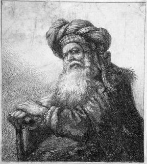 Johann Jakob Dorner d. Ä. - 5 Bll.: Porträts und Figuren im Stile Rembrandts.