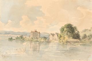 Johann Jakob Dorner d. J. - Blick von Garatshausen nach Tutzing.