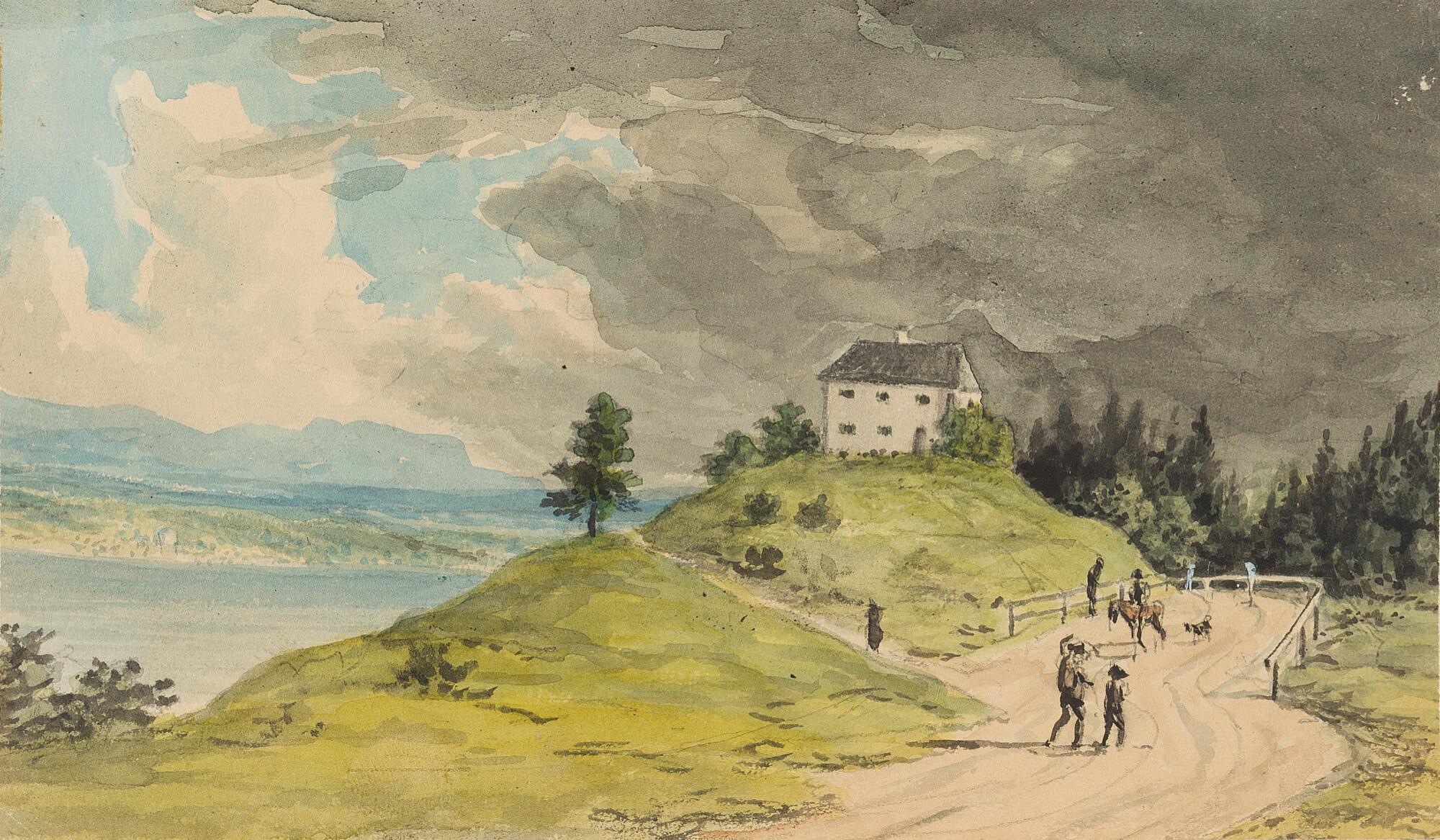 Johann Jakob Dorner d. J. - Das aufziehende Gewitter.