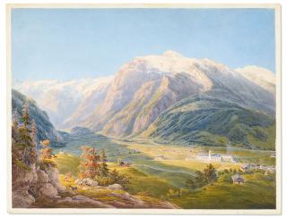 Johann Jakob Meier - Thal und Kloster Engelberg cant. Unterwalden