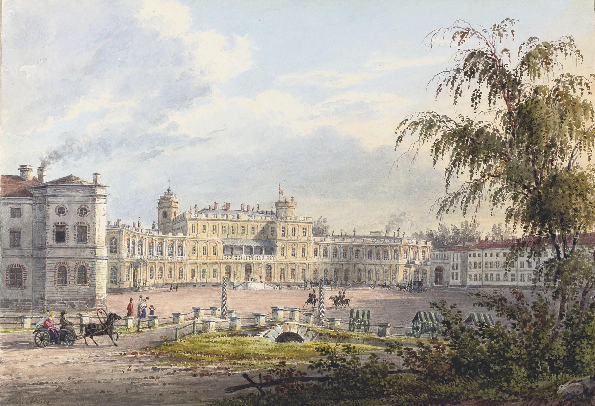 Johann Jakob Meier - The Imperial Palace, Gatchina