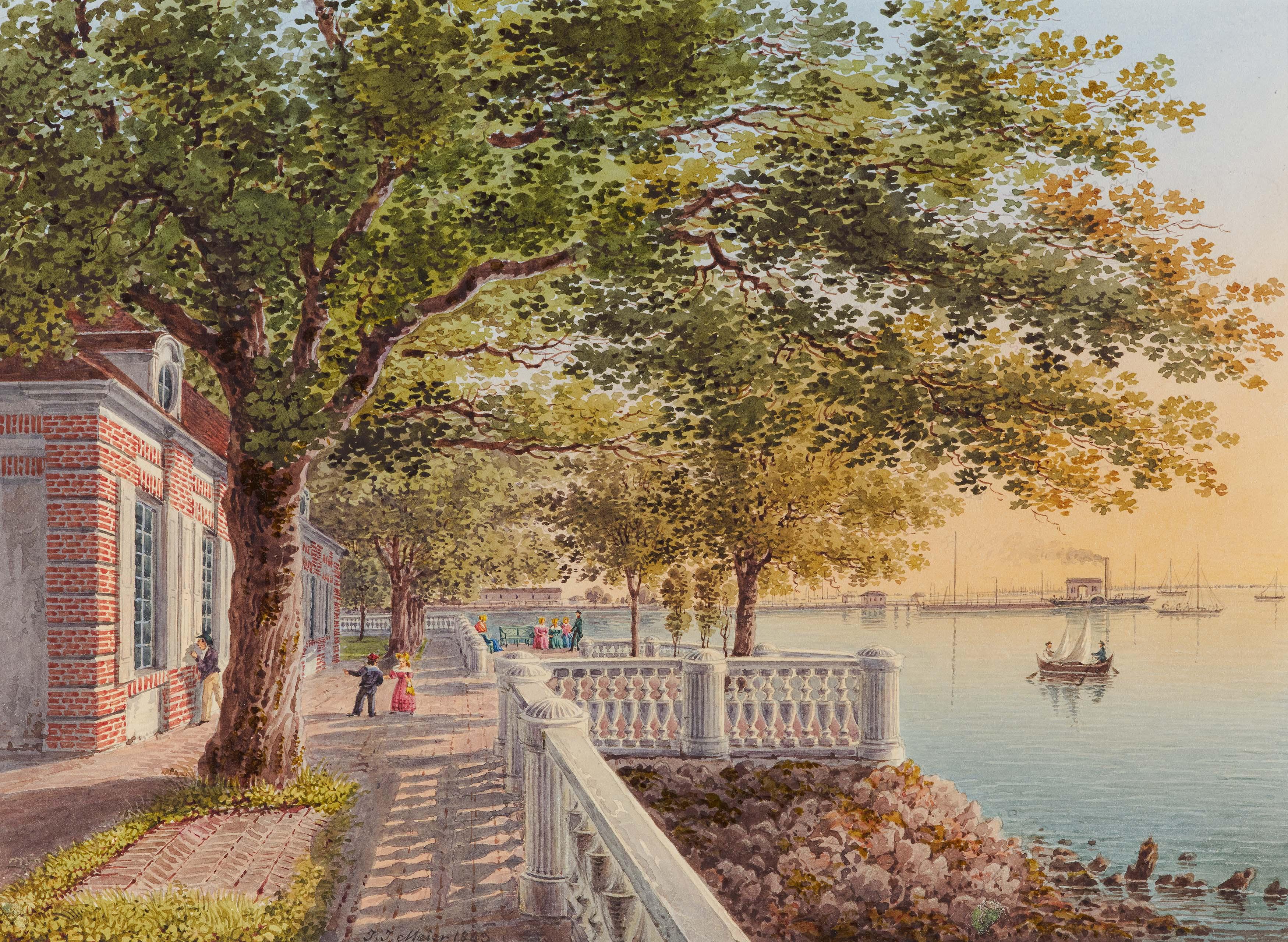 Johann Jakob Meyer - Schloss Peterhof bei Sankt Petersburg.