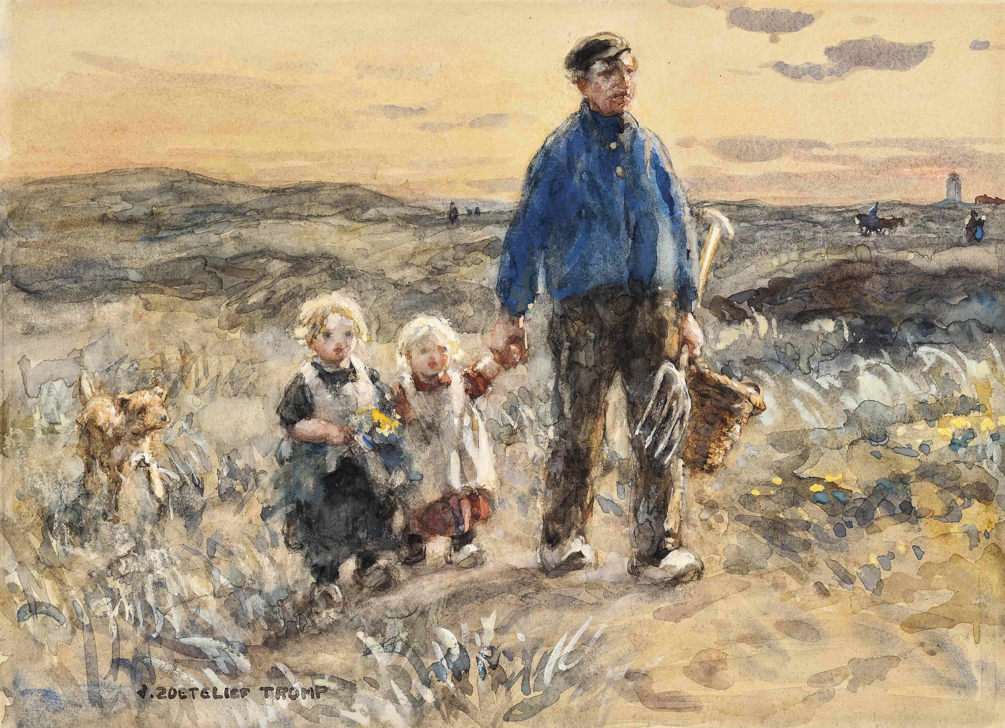 Johann Jan Zoetelief Tromp - Coming Home From The Field