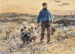 Johann Jan Zoetelief Tromp - Coming Home From The Field