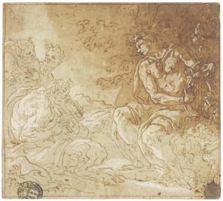 Johann Karl Loth - Apollo And Marsyas