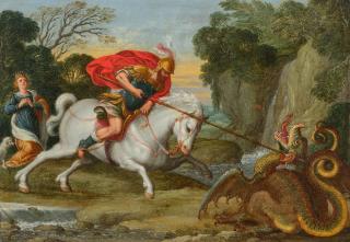 Johann König - Der Heilige Georg und der Drache.