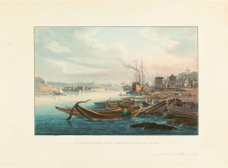 Johann Ludwig Bleuler - 4 Bll: Rheinansichten.