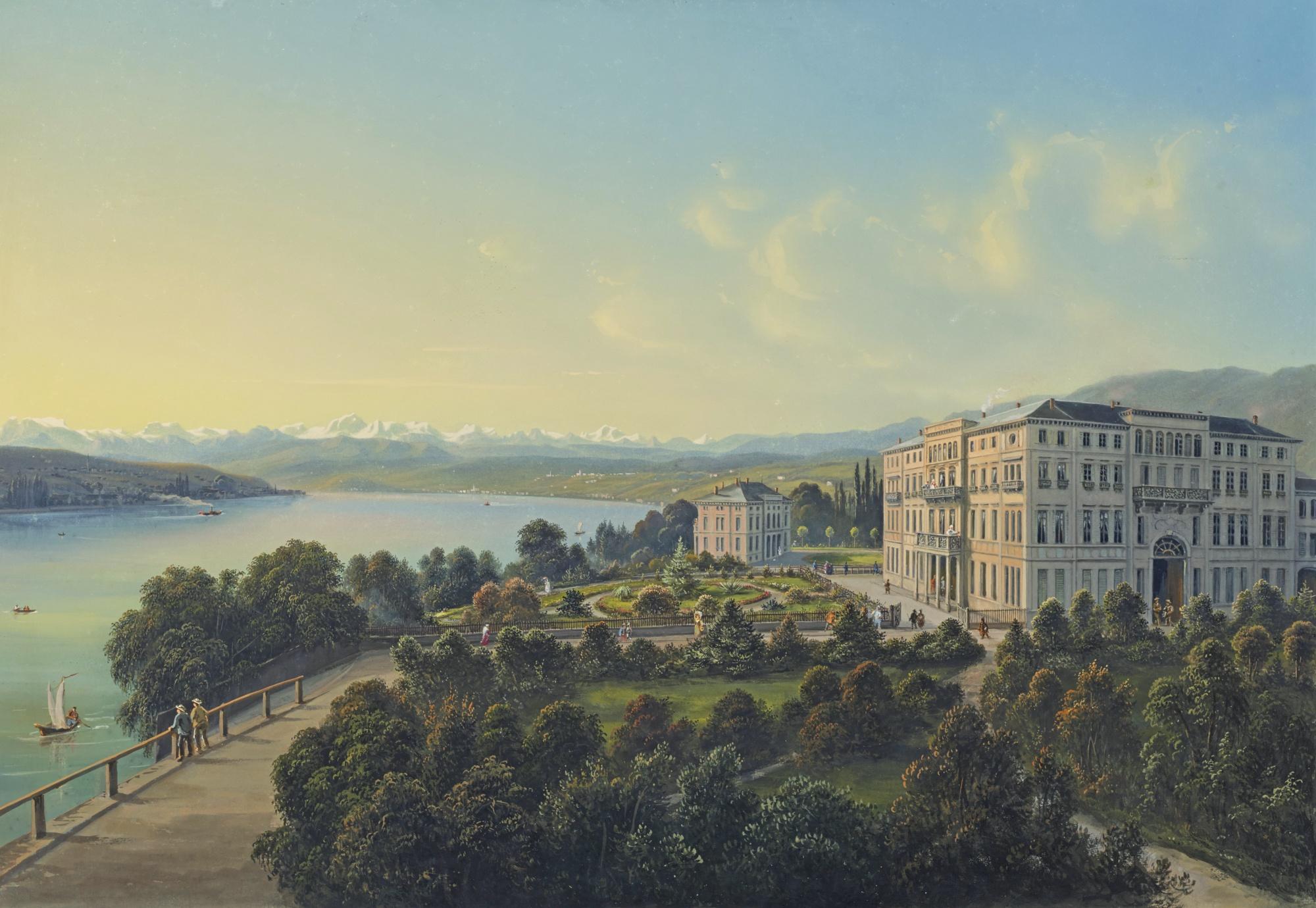 Johann Ludwig Bleuler - Hôtel Baur Au Lac À Zürich