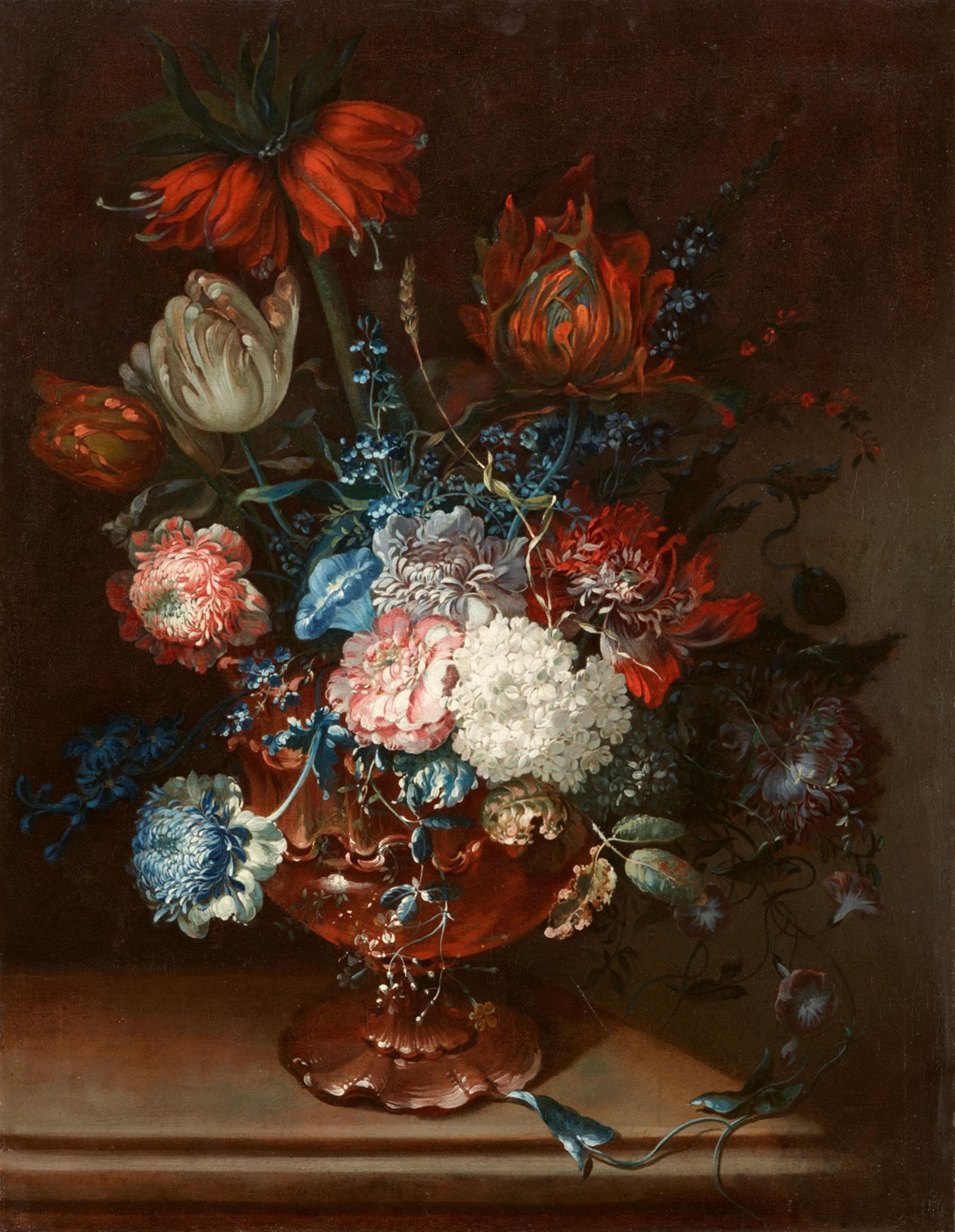 Johann Martin Metz - Stillleben mit Kaiserkrone, Tulpen, Päonien, Ackerwinde, Schneeball und Hyazinthen