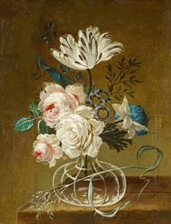 Johann Martin Metz - Zwei Blumenstillleben