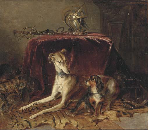 Johann Matthias Ranftl - The Knight\'s companions