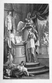 Johann Michael Mettenleitner - 3 Bll.: Allegorische Szenen.