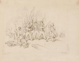 Johann Michael Voltz - Stabenfest in Nördlingen.