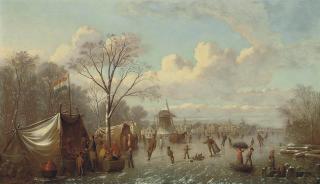 Johann Mongels Culverhouse - Selling refreshments on the ice