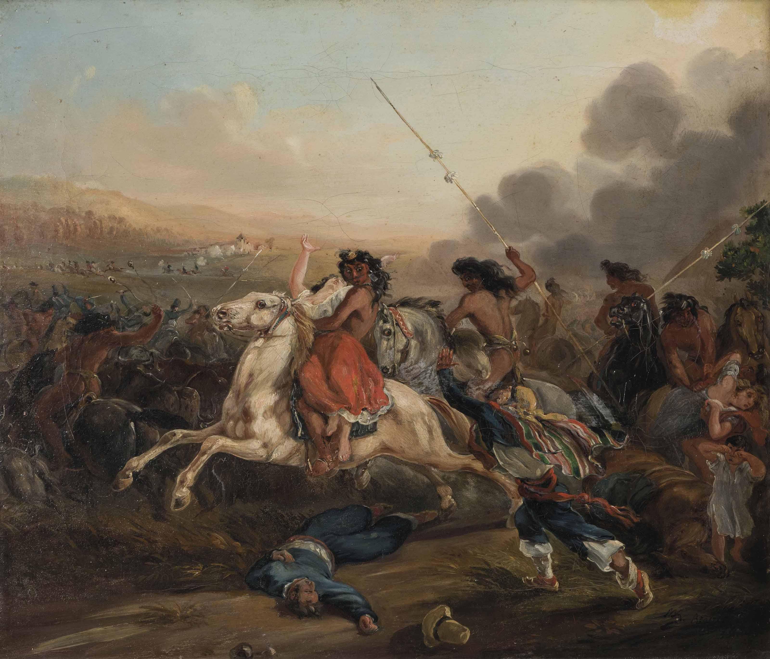 Johann Moritz Rugendas - El Rapto (El Malón)