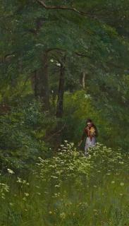 Johann Sperl - Auf der Blumenwiese