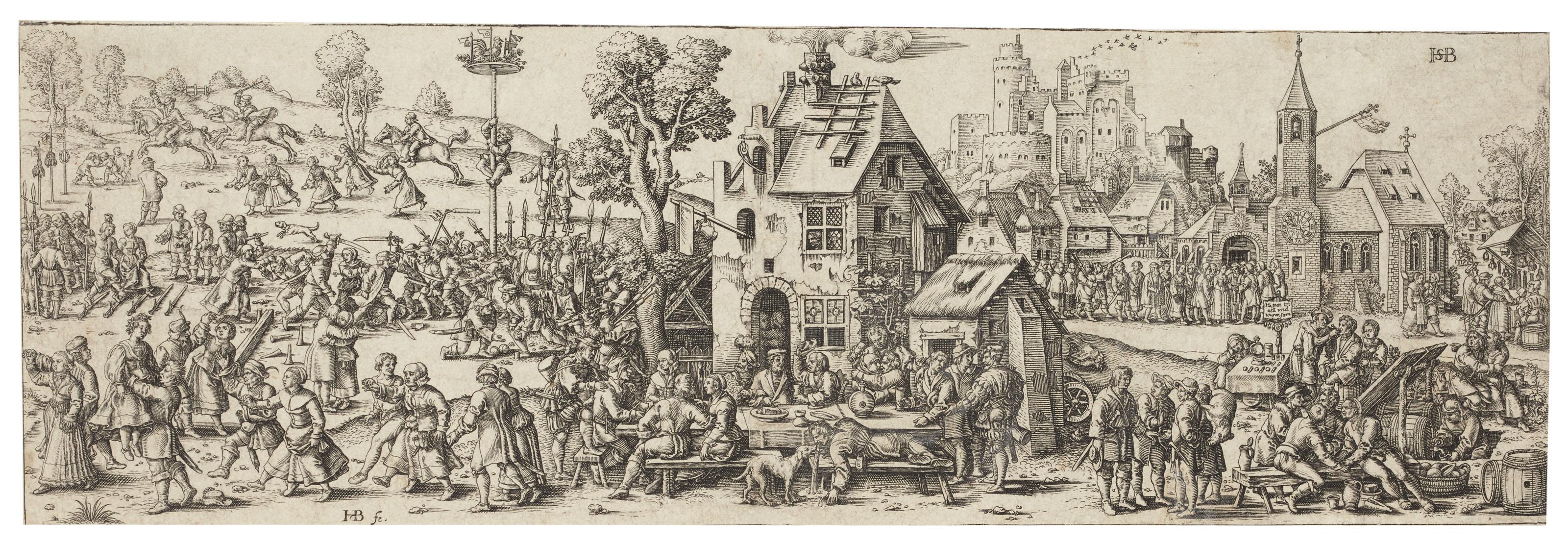 Johann Theodor De Bry - The Country Fair