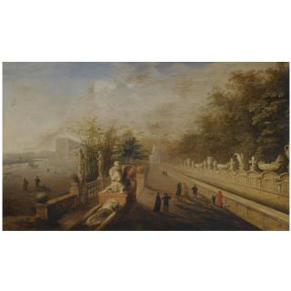 Johann Wilhelm Baur - Tivoli, A Capriccio View Of The Gardens Of Villa D\'Este