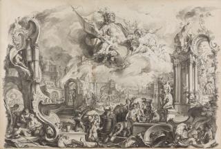 Johann Wolfgang Baumgartner - Allegorie des Feuers.