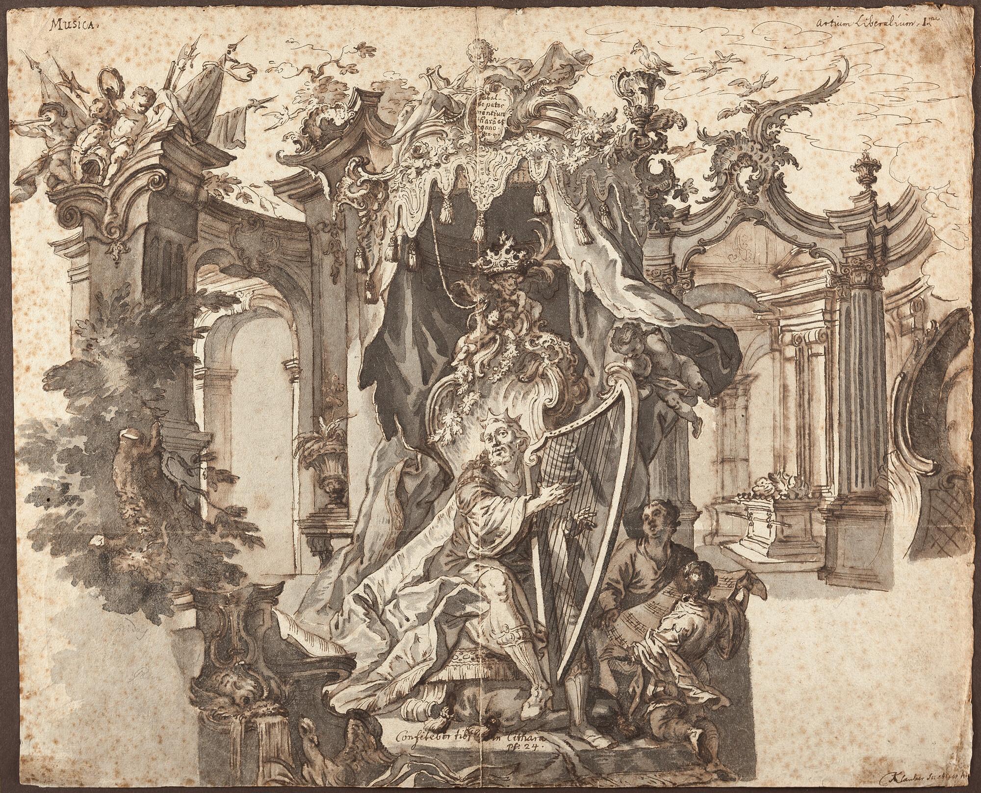 Johann Wolfgang Baumgartner - „Musica“ (Allegorie der Musik)