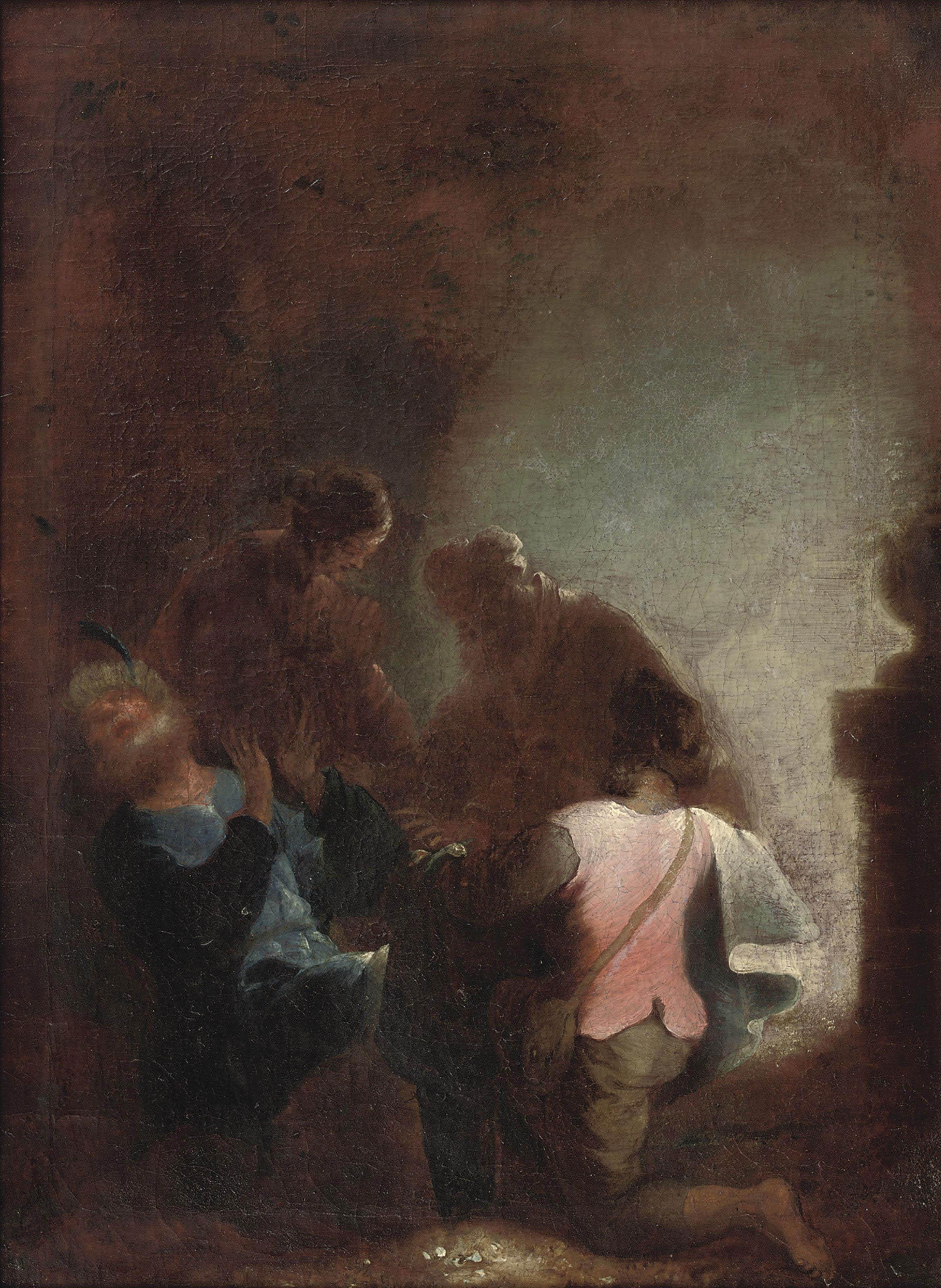 Johann Zick - Joseph\'s coat presented to Jacob