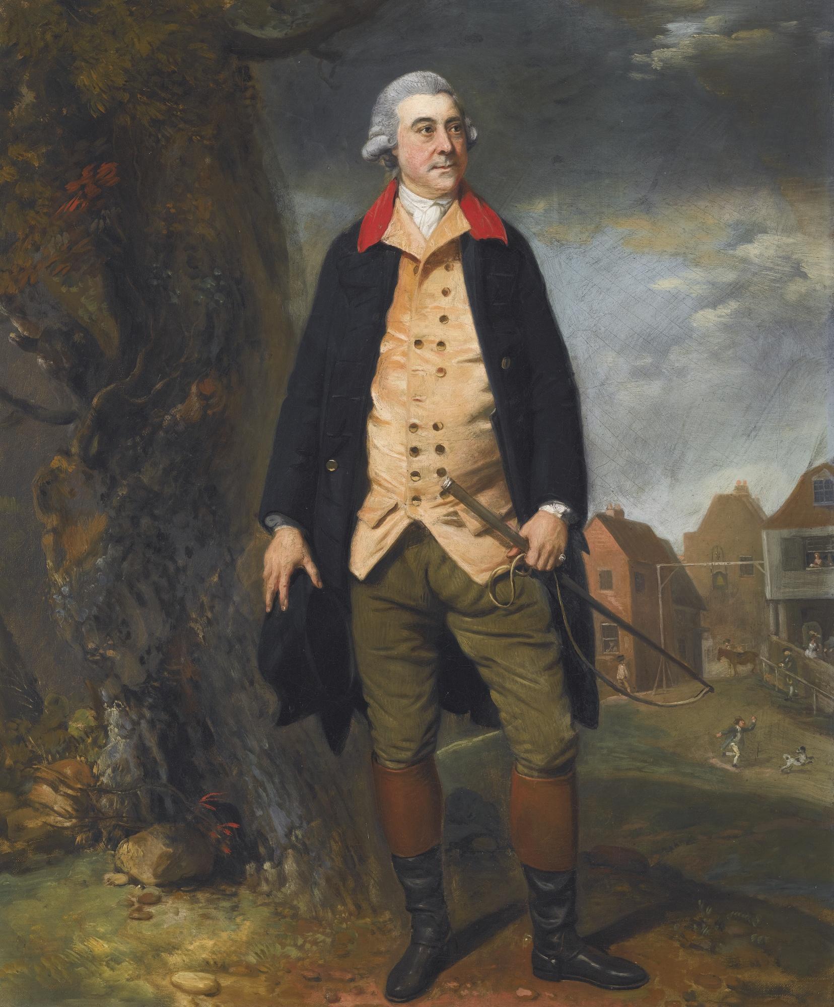 Johann Zoffany, R.A. - Portrait Of Sir Robert Preston, 6Th Bt. (1740-1834)