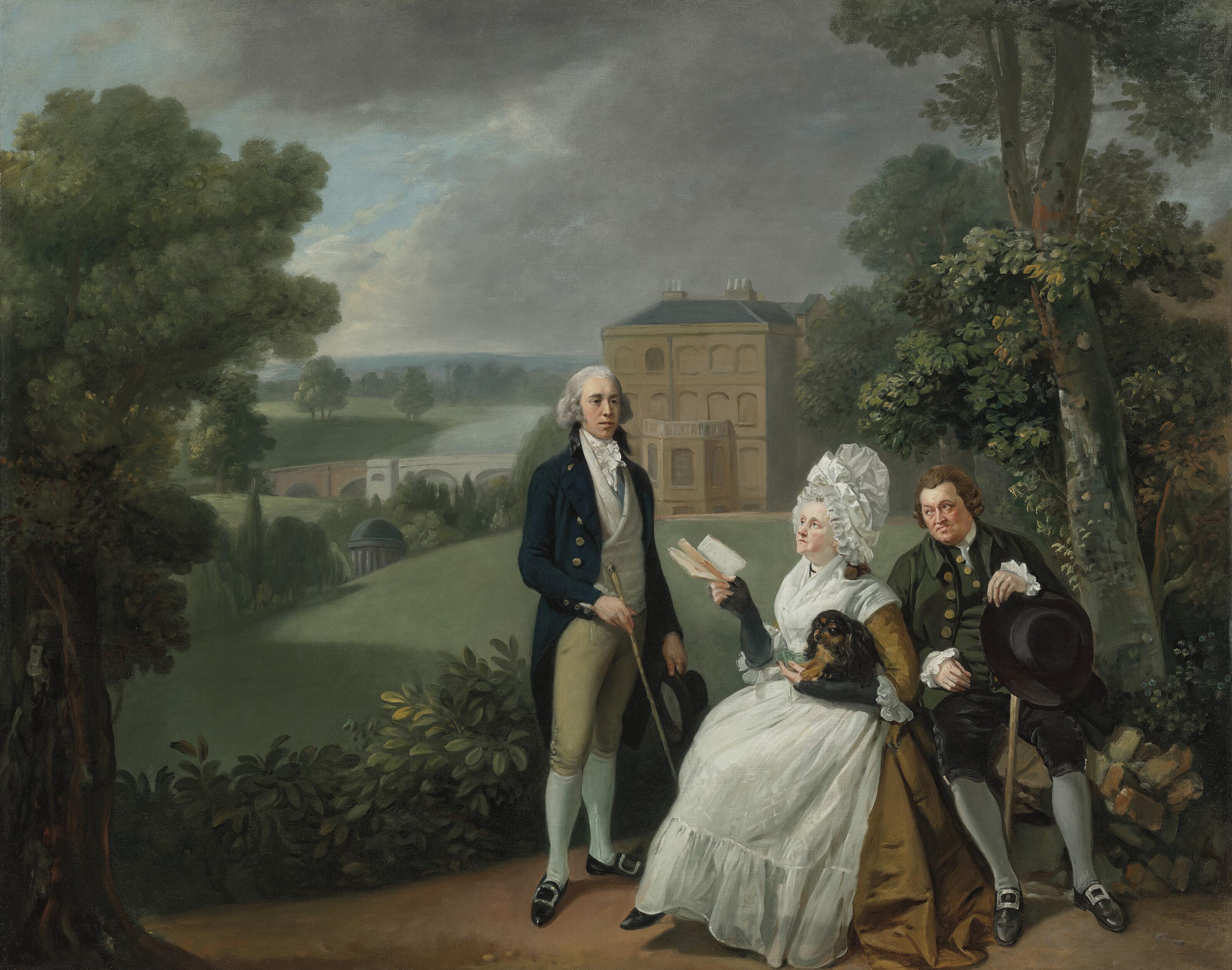 Johann Zoffany, R.A. - The Sayer Family Of Richmond