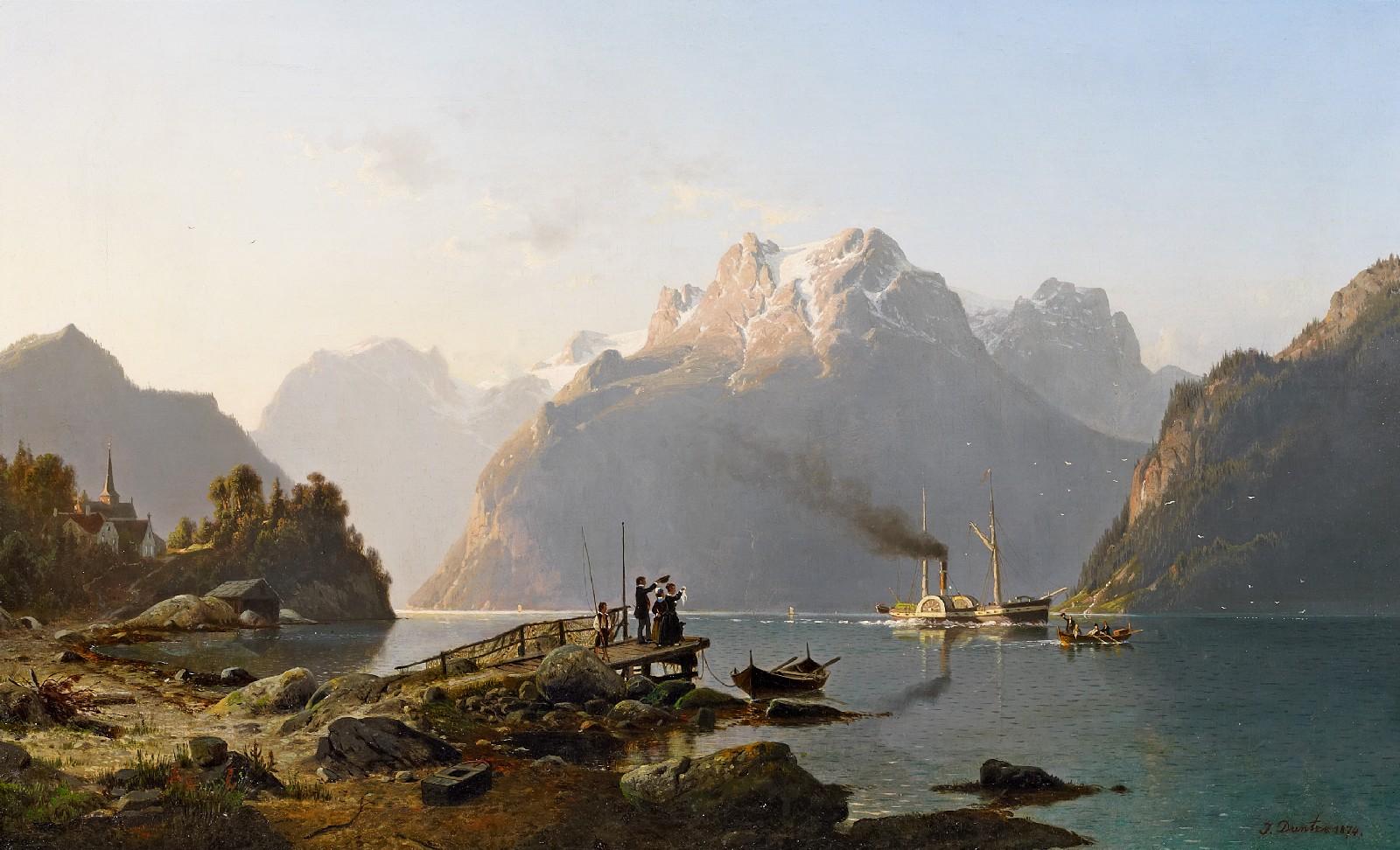 Johannes Bartholomäus Duntze - Abschied vom Fjord