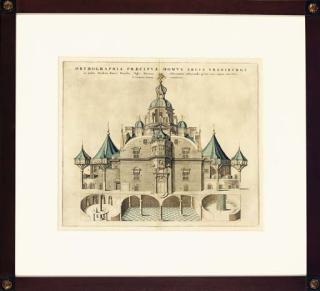 Johannes Blaeu - Stellaeburgum Sive Observatorium Subterranean: Three Plates