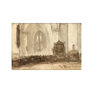 Johannes Bosboom - A Church Interior