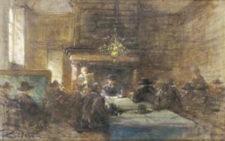 Johannes Bosboom - A meeting of notables