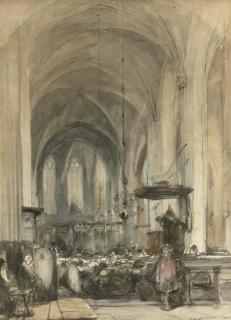 Johannes Bosboom - Interior of the Jacobskerk, Utrecht