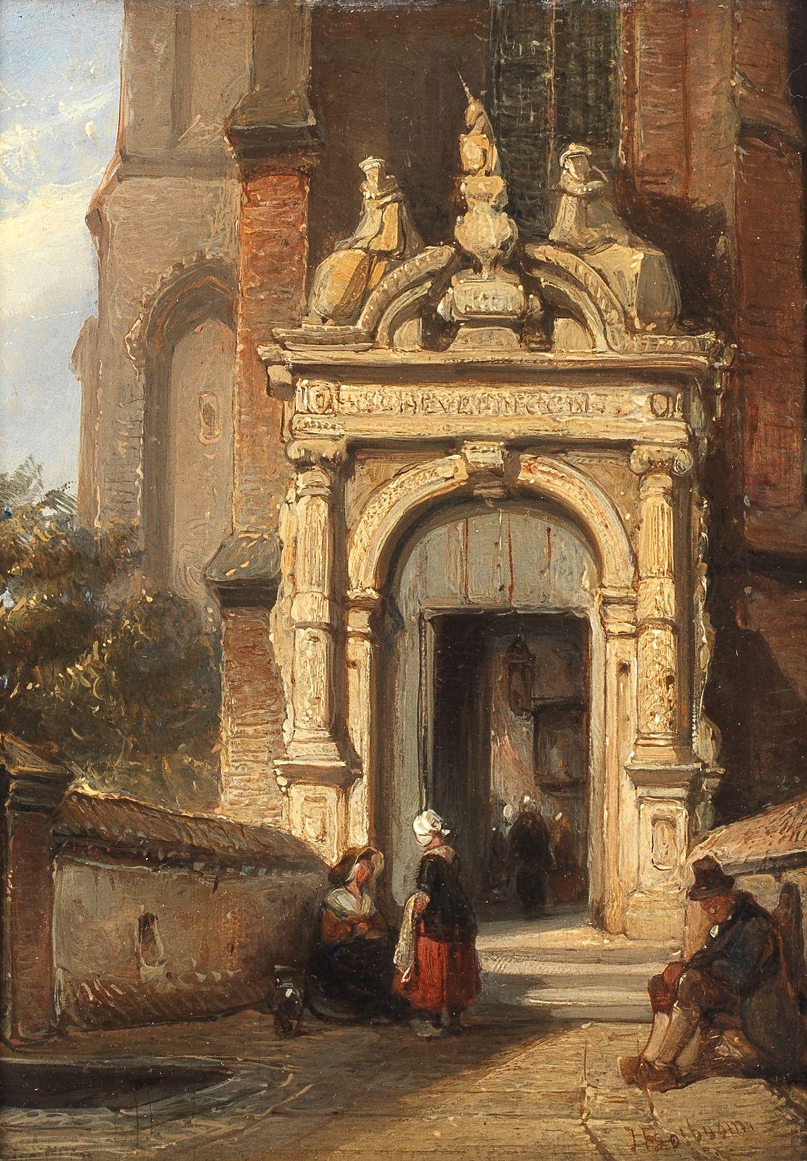 Johannes Bosboom - Poortje van het Oude Vrouwenhuis, Hoorn